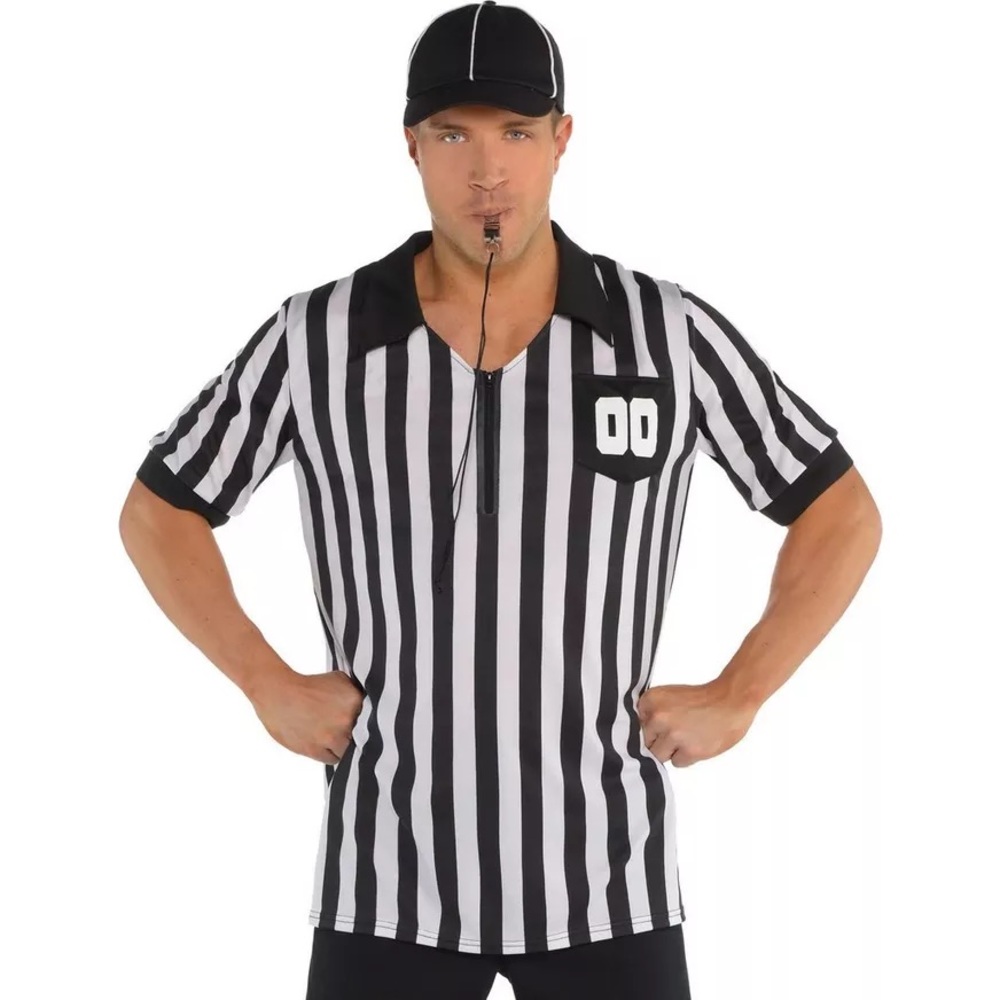 Adult Referee Accessory Kit- Halloween kit-men’s Halloween costume